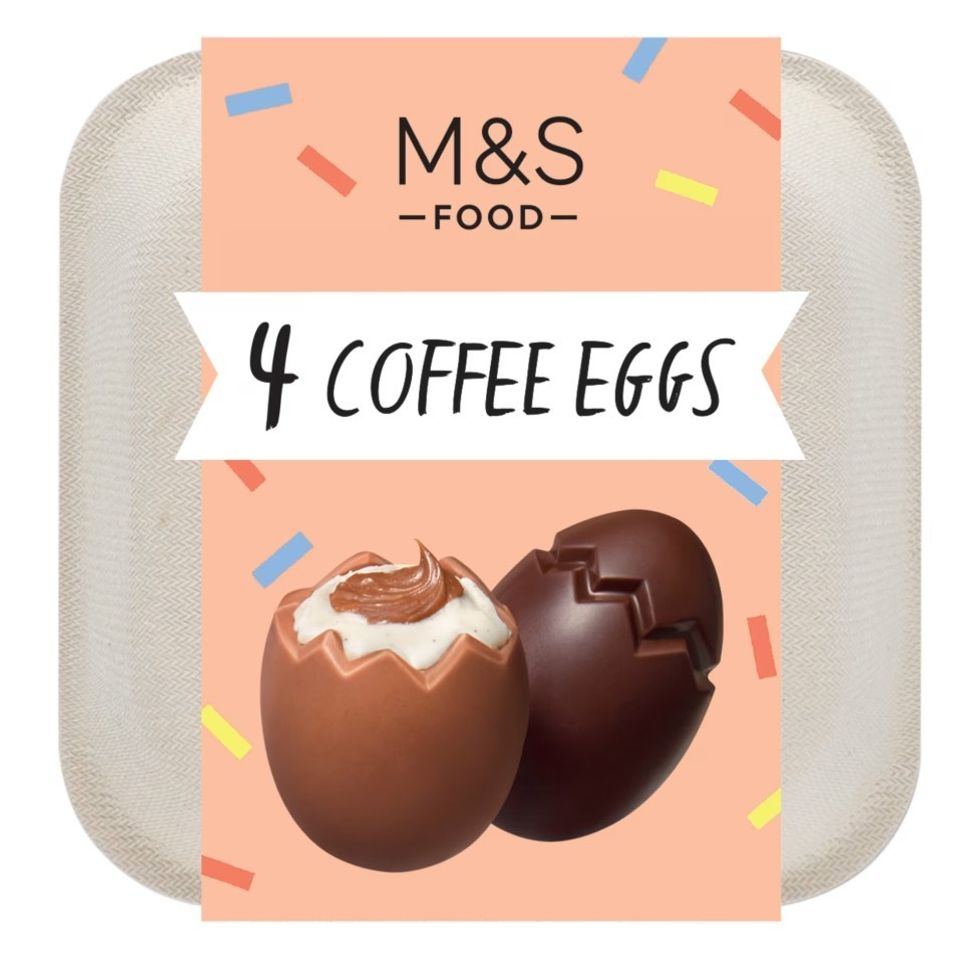 M&S Eggstra Gooey Coffee Eggs