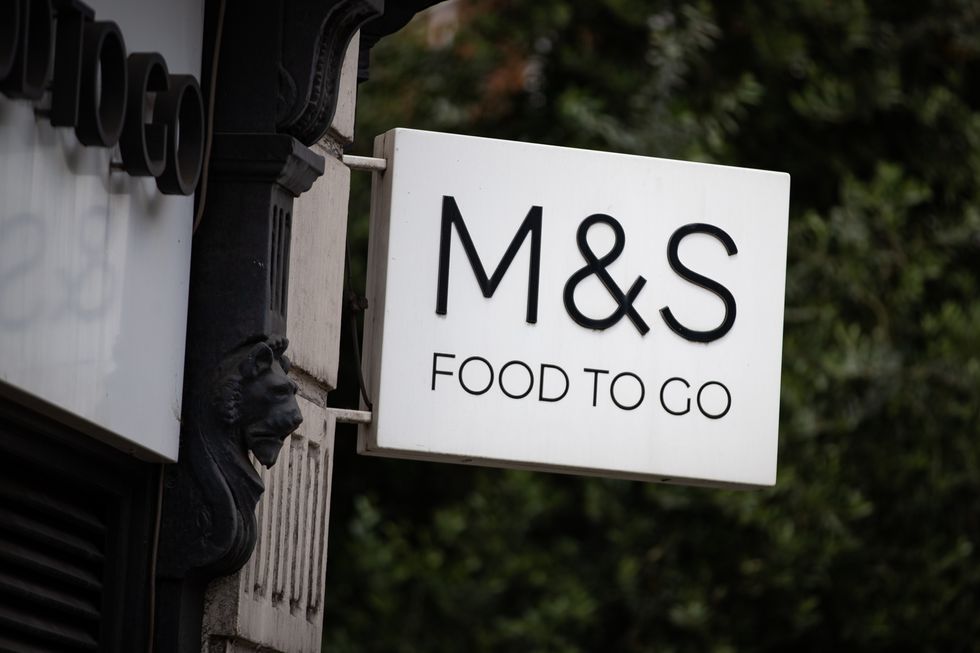 M&S food sign