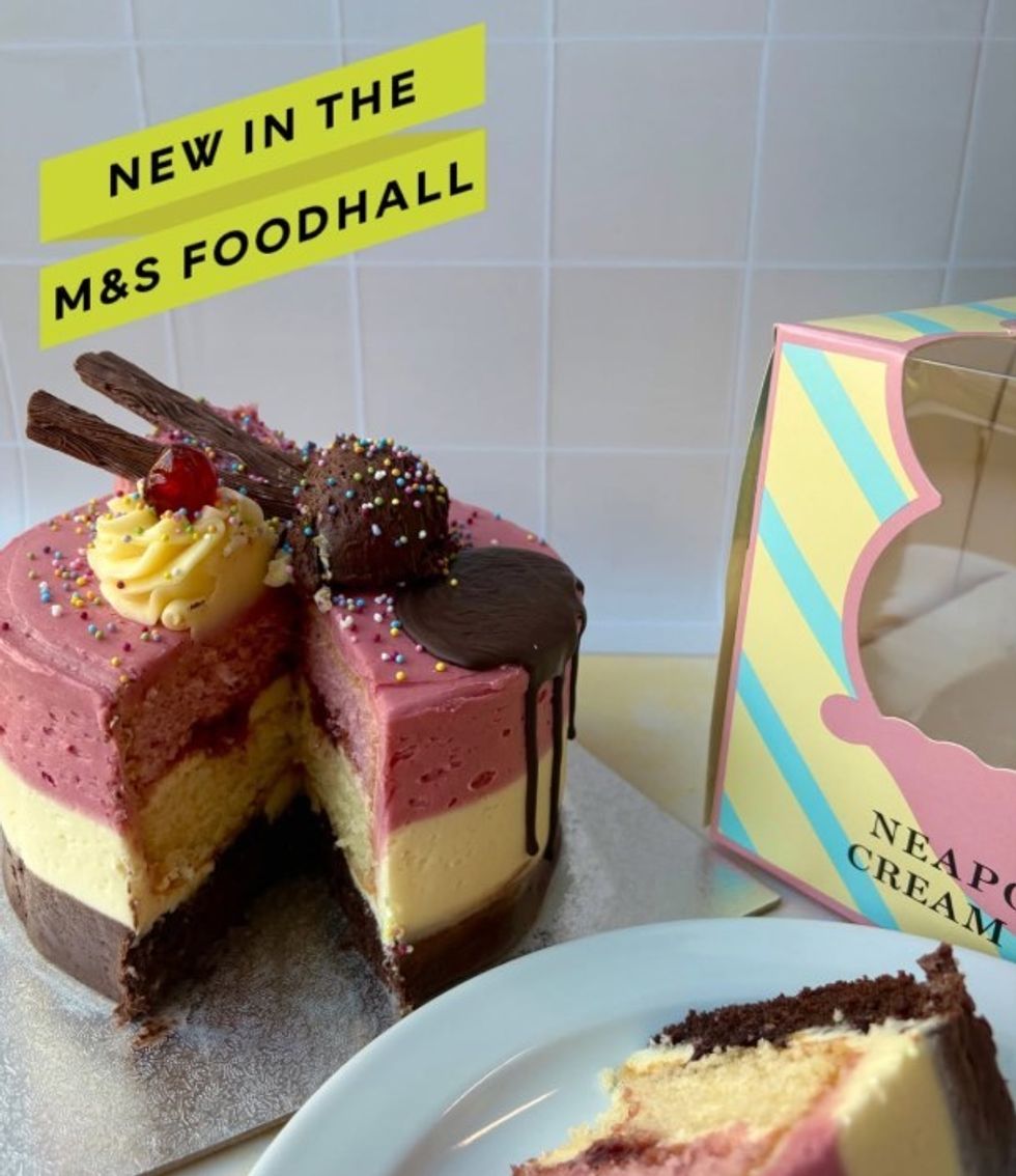 M&S frozen cake