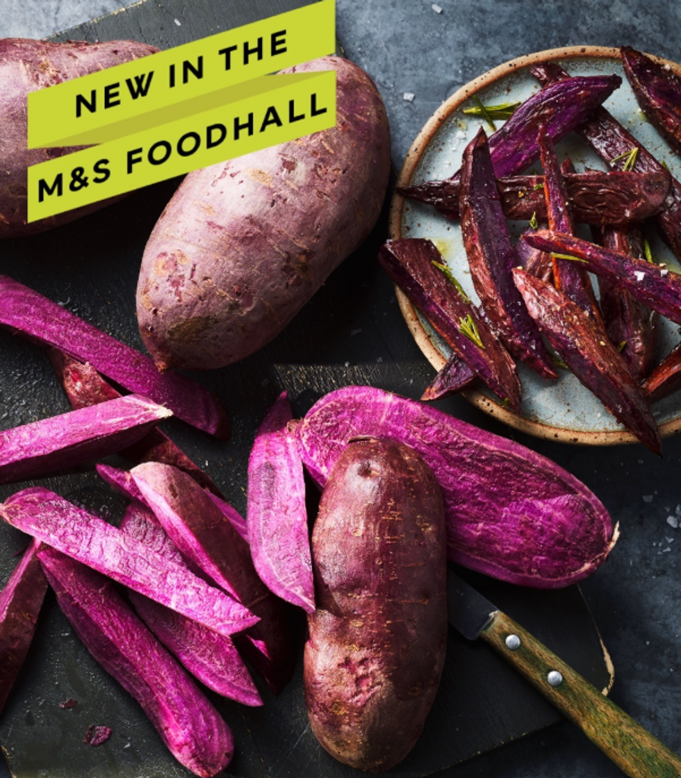 M&S purple sweet potatoes