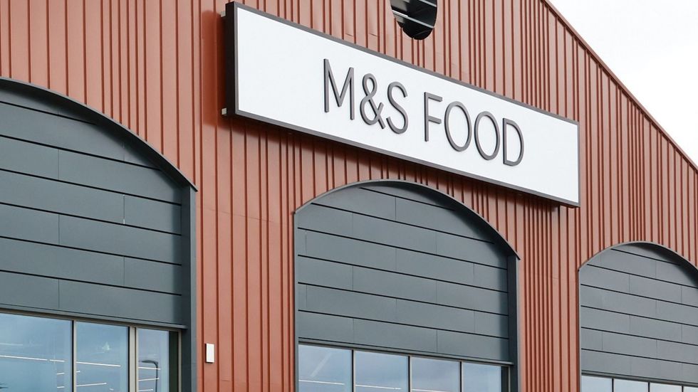 M&S store sign