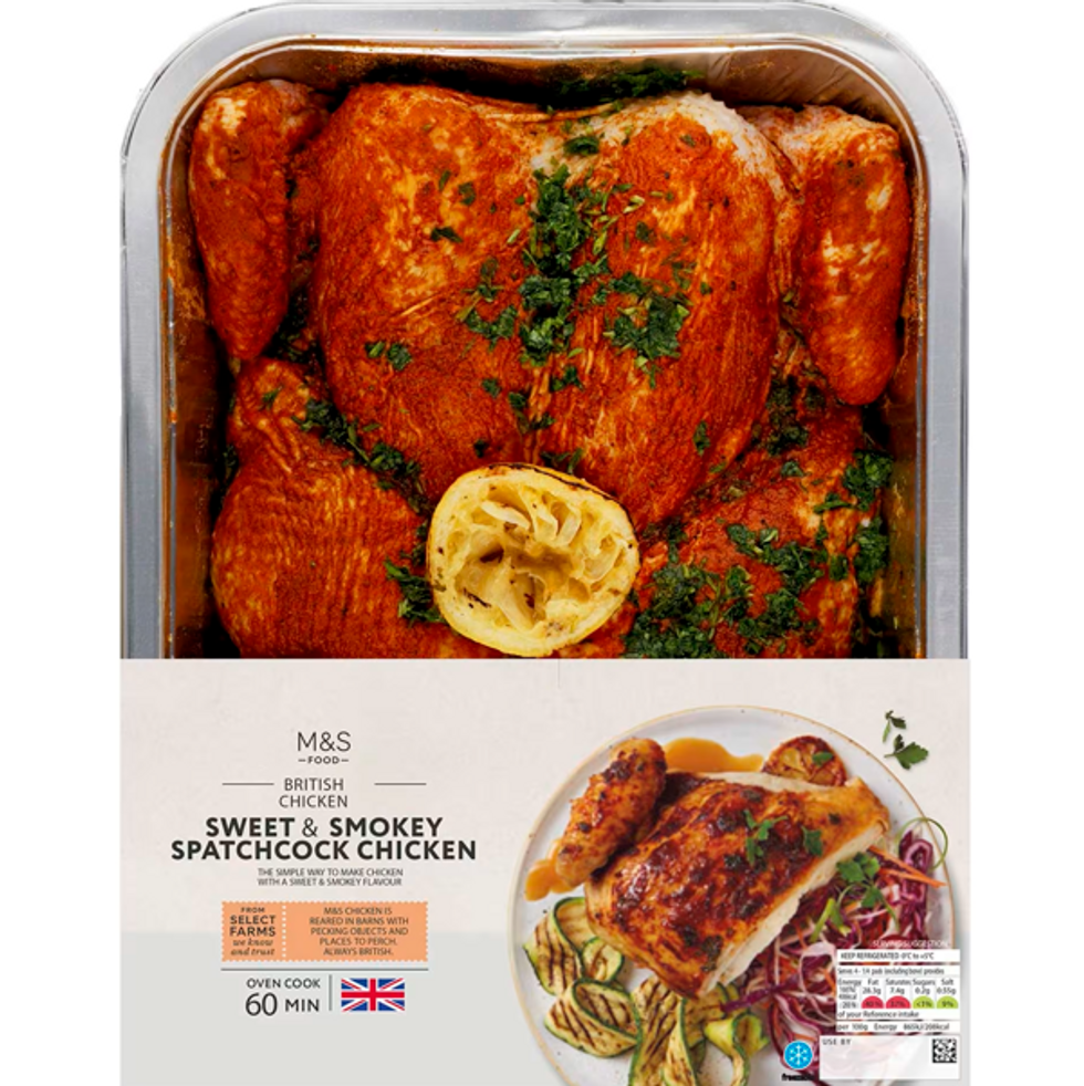 M&S Sweet & Smokey Spatchcock Chicken