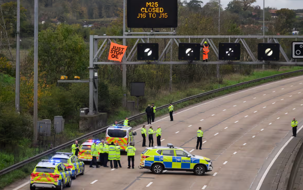 Five Just Stop Oil protesters jailed after blocking M25 and causing CHAOS for four days