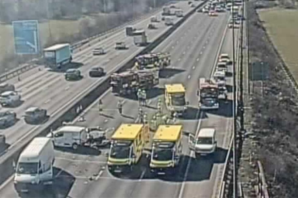 M25 crash