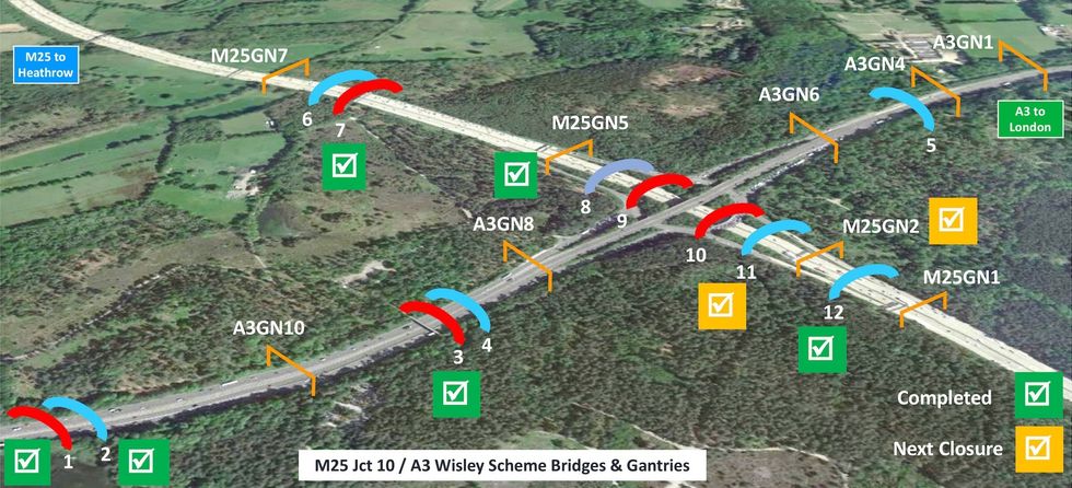 M25 demolition project