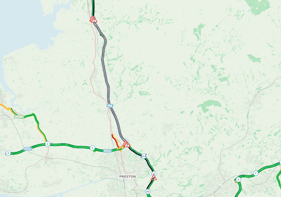 M6 delays