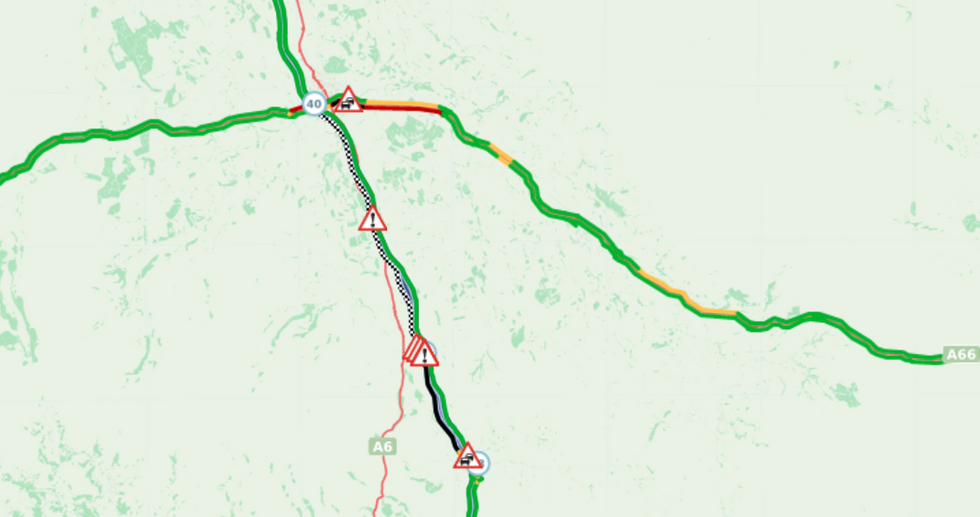 M6 closure: Traffic chaos to remain for hours after HGV crash and fuel ...