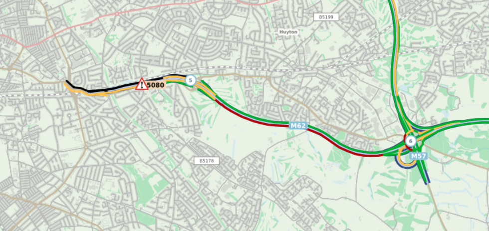 M62 traffic