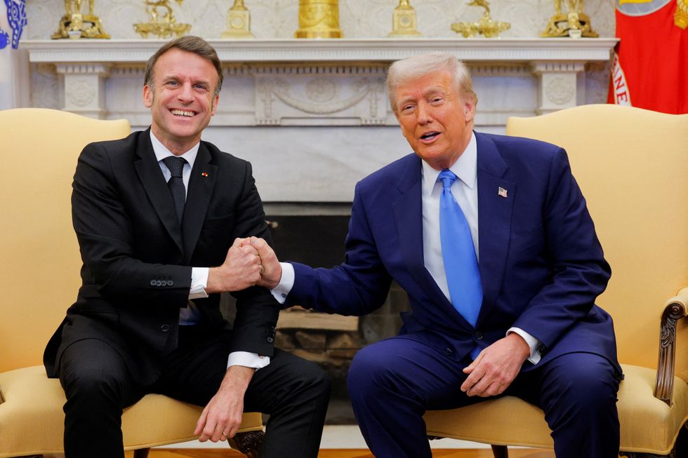 Macron and Trump