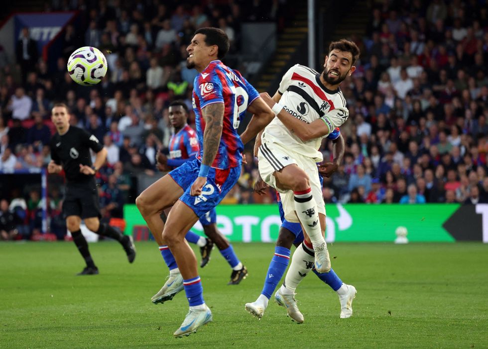 Man Utd Bruno Fernandes Crystal Palace