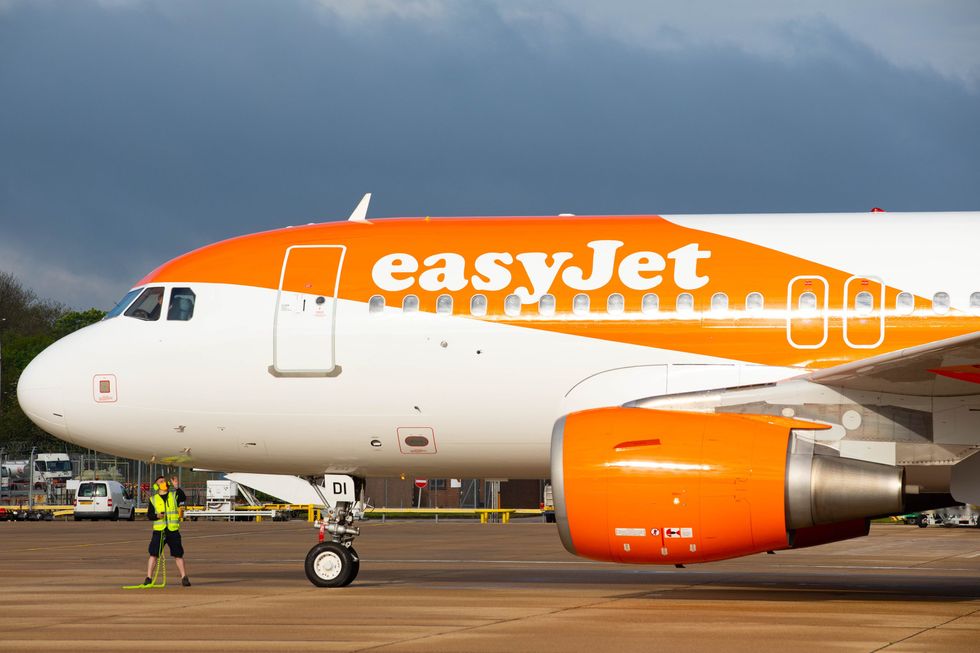 Man Utd EasyJet flight