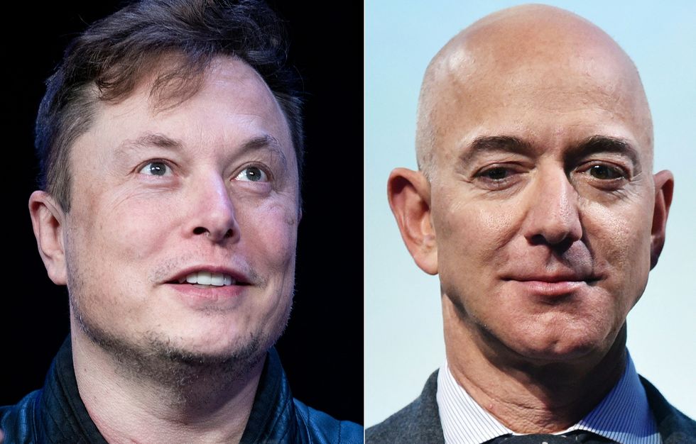 Man Utd news Elon Musk Jeff Bezos