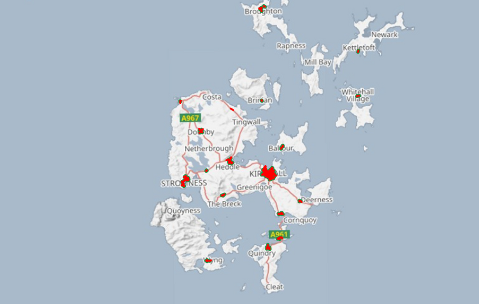 map of 20mph routes