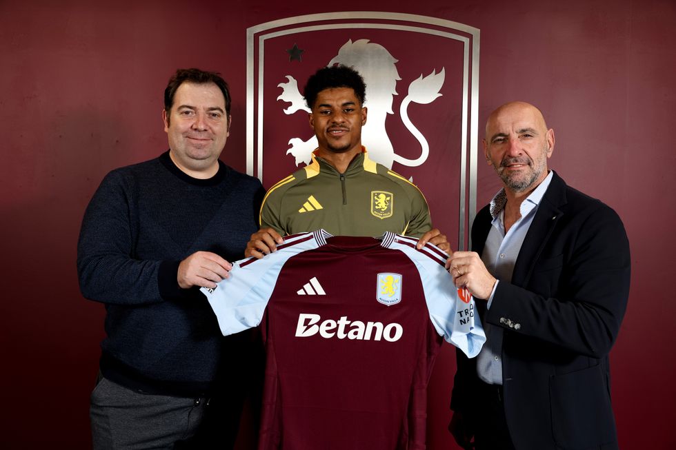 Marcus Rashford Man Utd Aston Villa