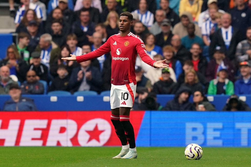 Marcus Rashford Man Utd Brighton