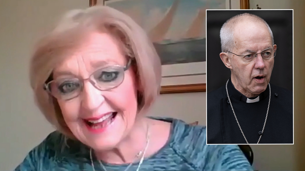 Marilyn Hawes and Justin Welby