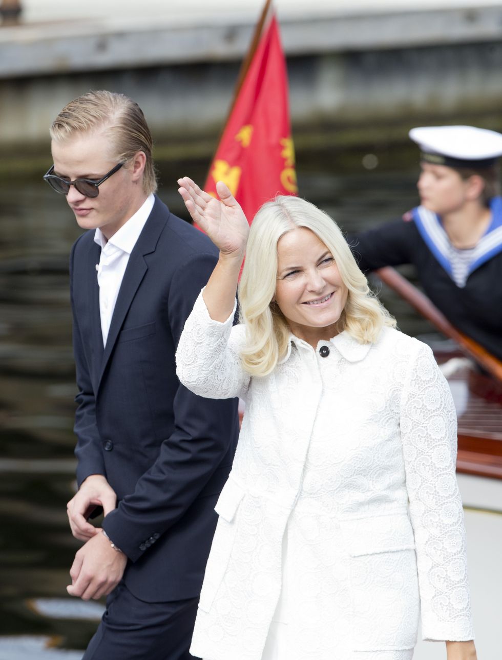 Marius Borg Hu00f8iby and Crown Princess Mette-Marit