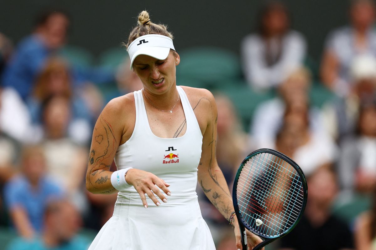 Marketa Vondrousova has been knocked out of Wimbledon