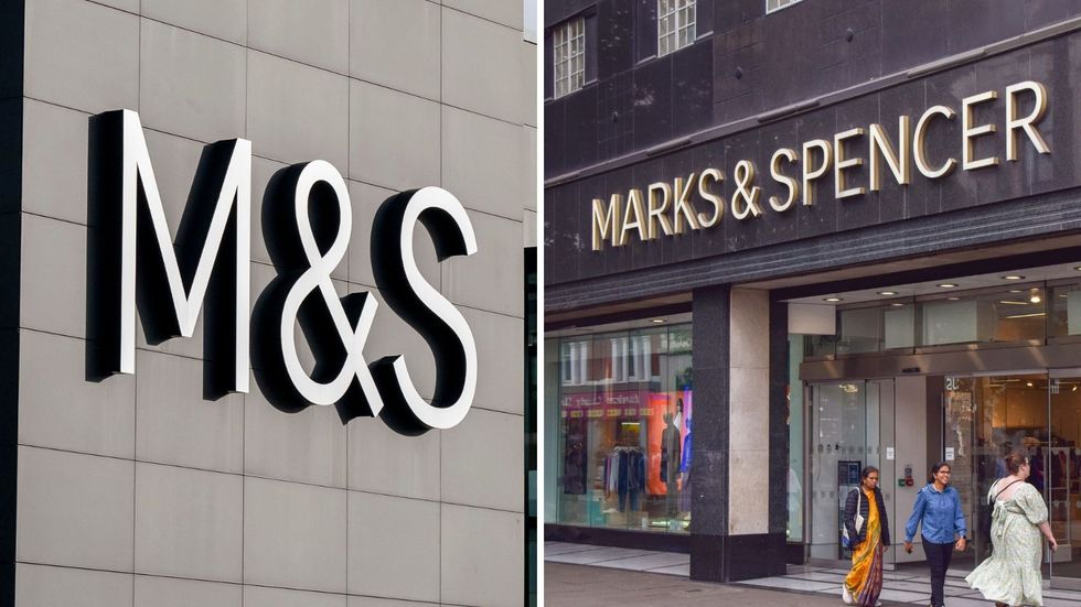 Marks and Spencer and M&S store signs outside stores