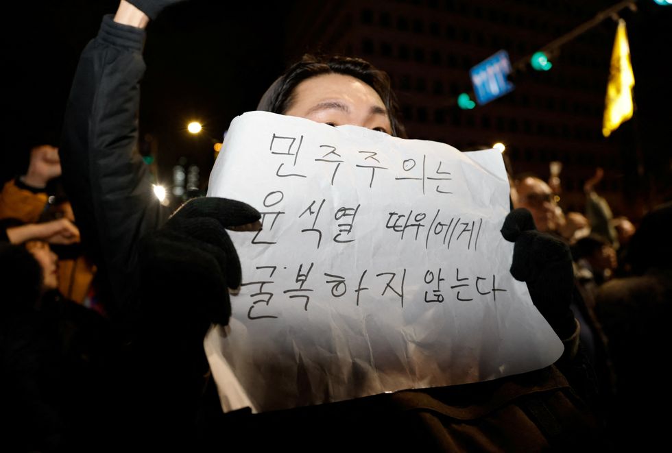 Martial law protest in Seoul, South Korea