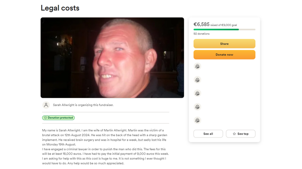 Martin Allwright GoFundMe