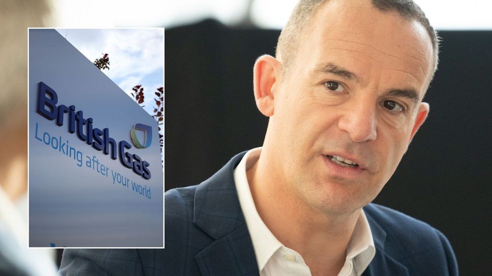 Martin Lewis and British Gas sign