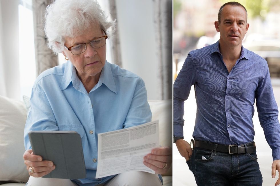 Martin Lewis and pensioner