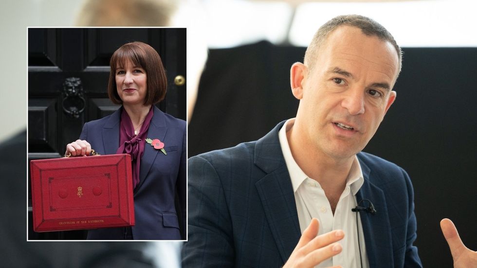 Martin Lewis and Rachel Reeves