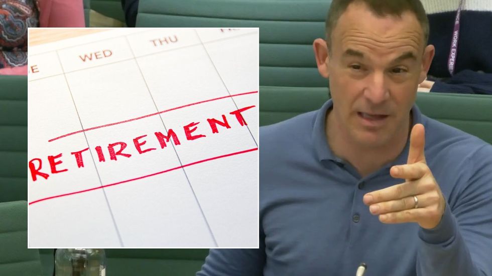 Martin Lewis and retirement calendar