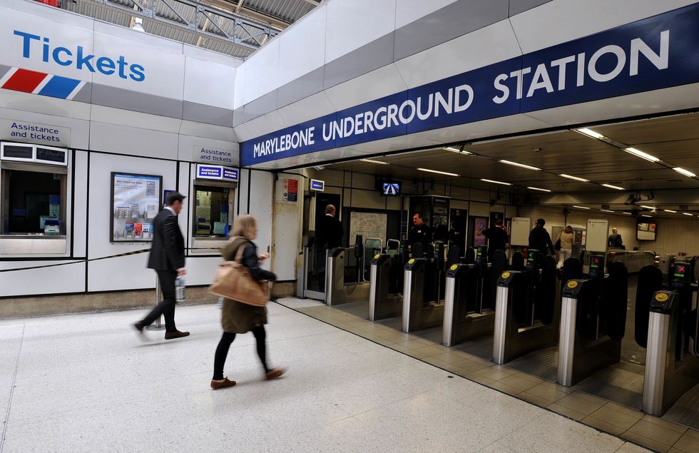 Marylebone Underground Station,