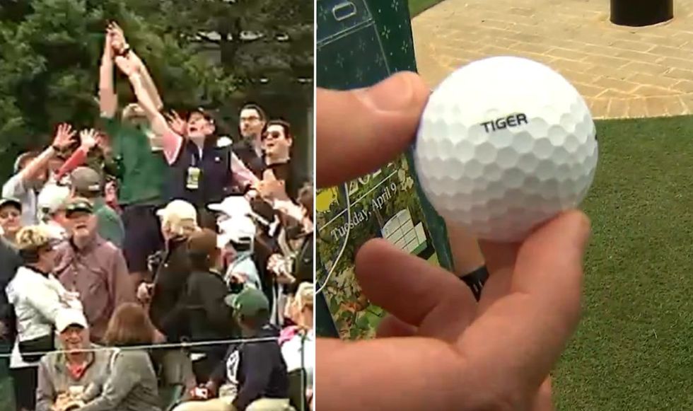 Tiger Woods leaves Masters fan's hand 'throbbing' after launching ball ...