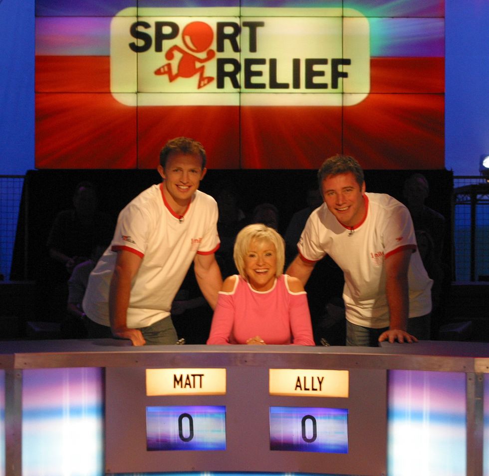 Matt Dawson, Sue Barker and Ally McCoist