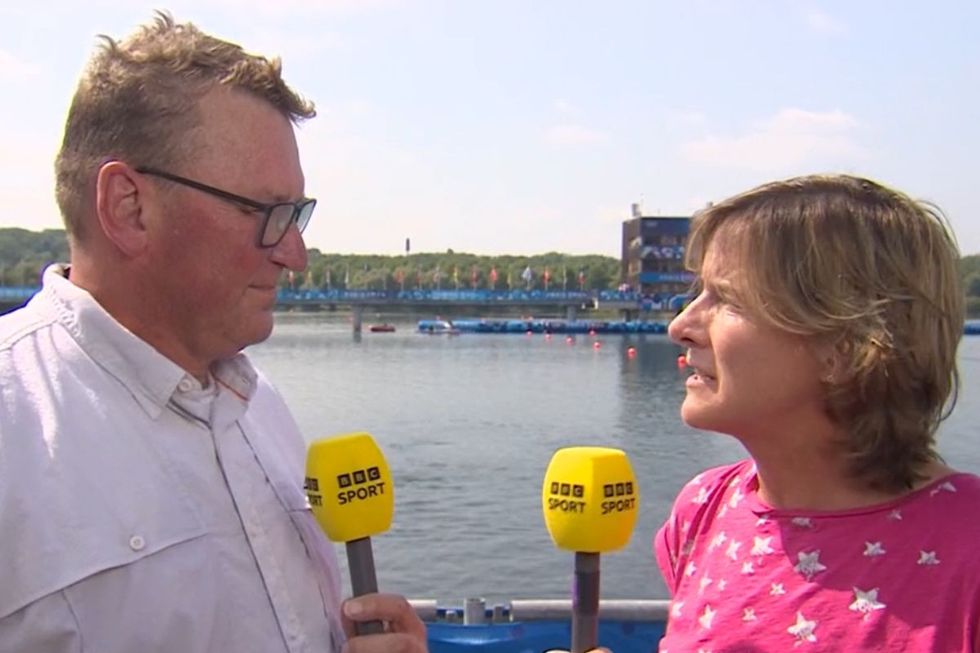 Matthew Pinsent and Katherine Grainger