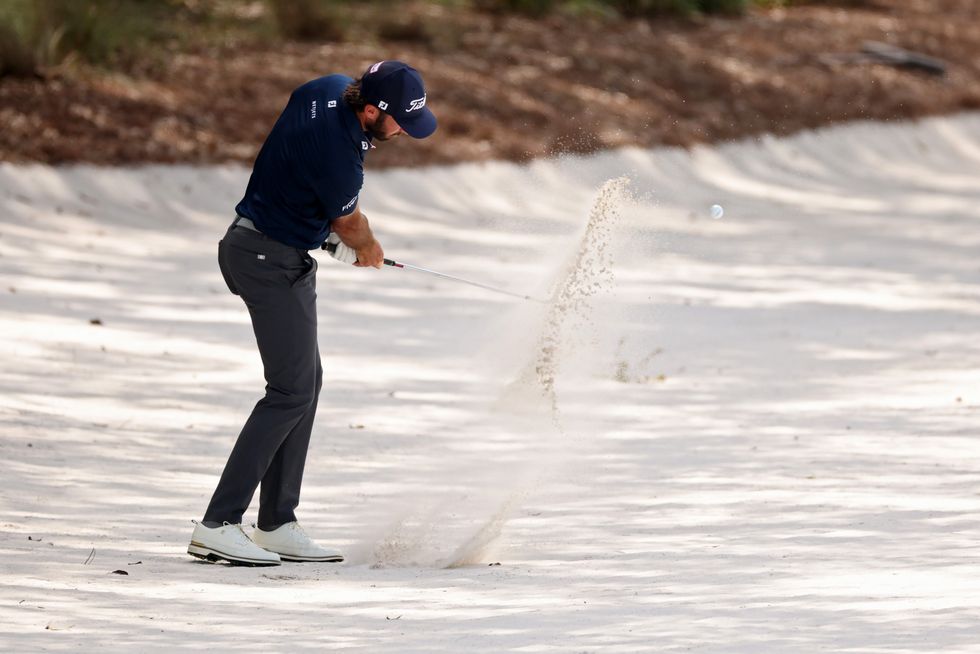 Max Homa ended up carding a quintuple bogey on the 14th