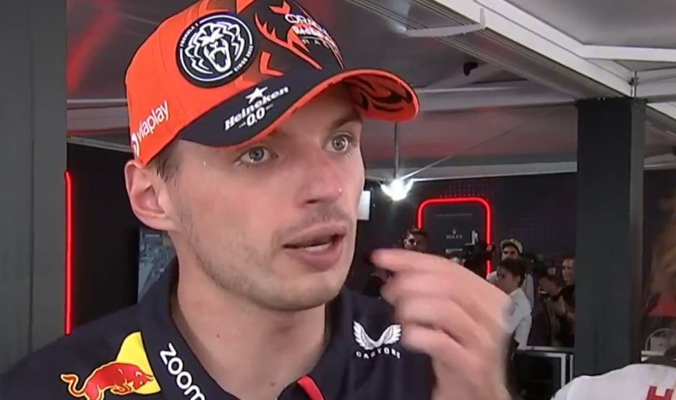 Max Verstappen blamed Lewis Hamilton for the collision