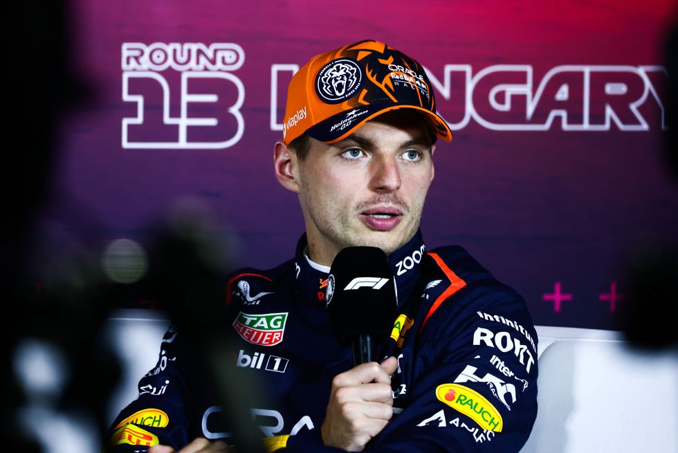 Max Verstappen crashed with Lewis Hamilton in Hungary