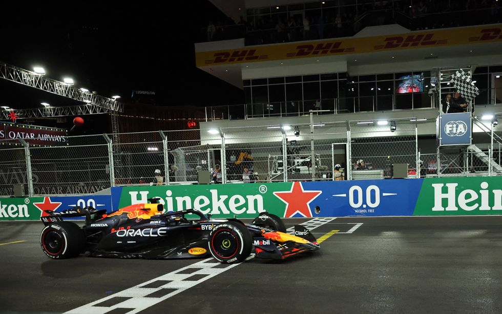 Max Verstappen crossed the line in fifth