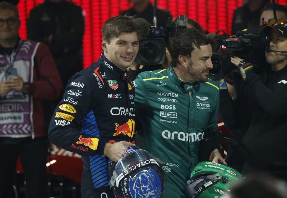 Max Verstappen was congratulated by his peers