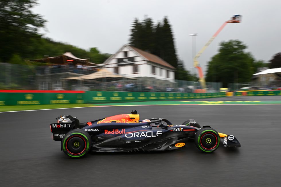 Max Verstappen will start Sunday's race in 11th