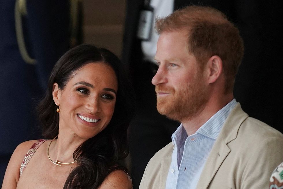 Meghan and Harry in Bogota