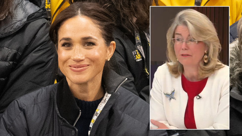 Meghan Markle and Anna Firth