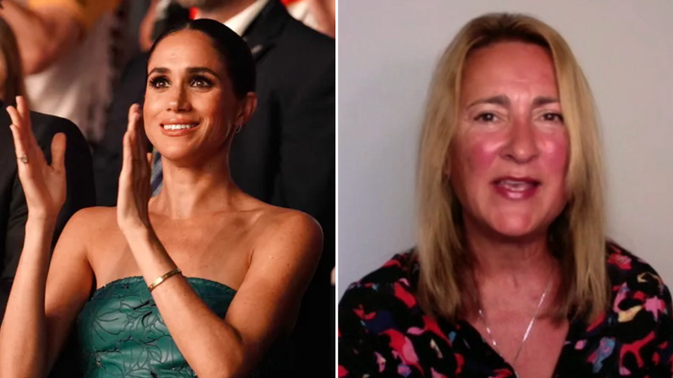 Meghan Markle and Helena Chard