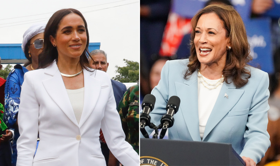 Meghan Markle and Kamala Harris