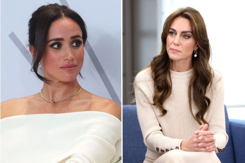 Meghan Markle and Kate Middleton