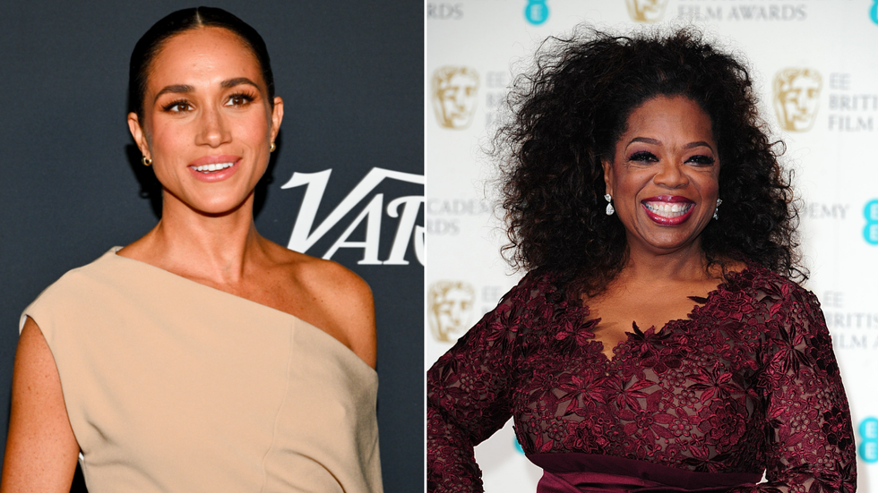 Meghan Markle and Oprah Winfrey