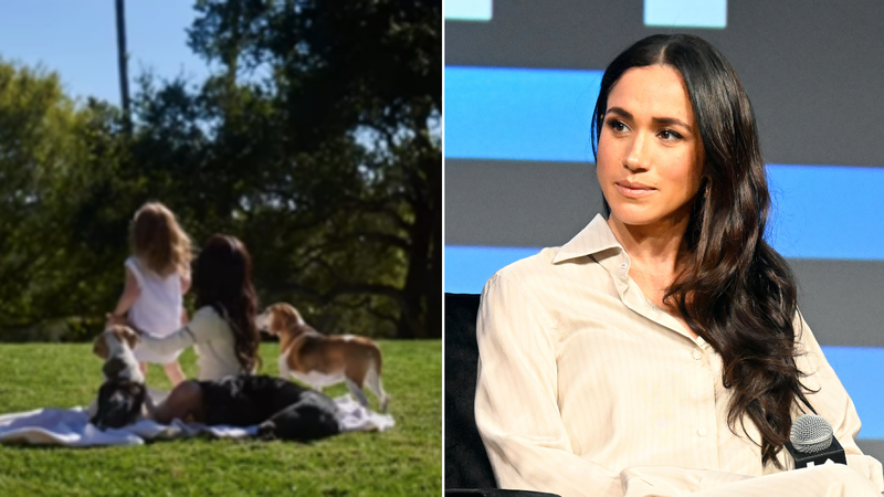 Meghan Markle shares new picture of her daughter Princess Lilibet in an  emotional tribute after family dog dies