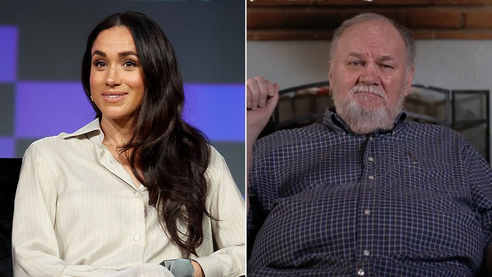 Meghan Markle and Thomas Markle