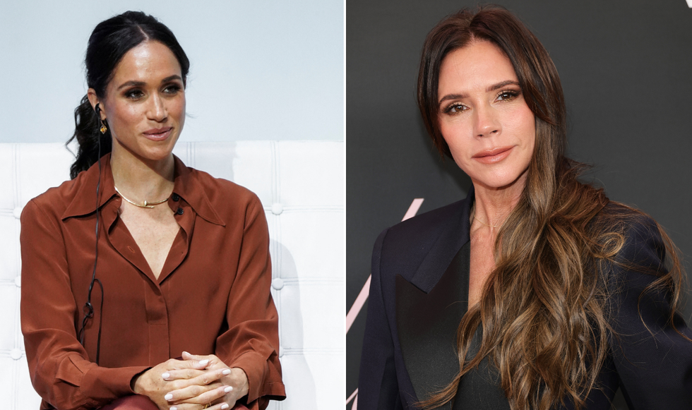 Meghan Markle and Victoria Beckham