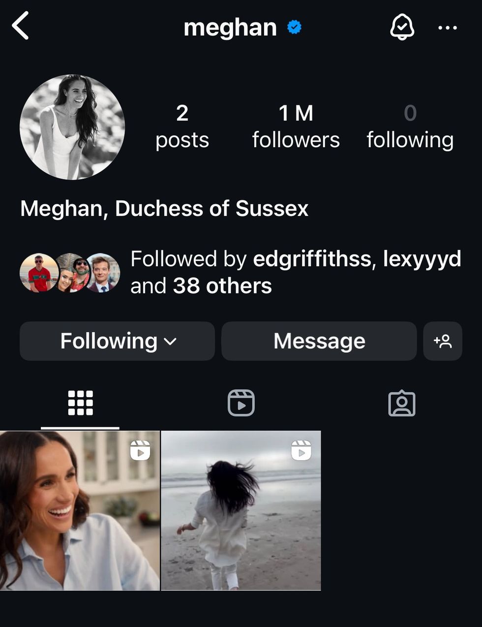 Meghan Markle Instagram