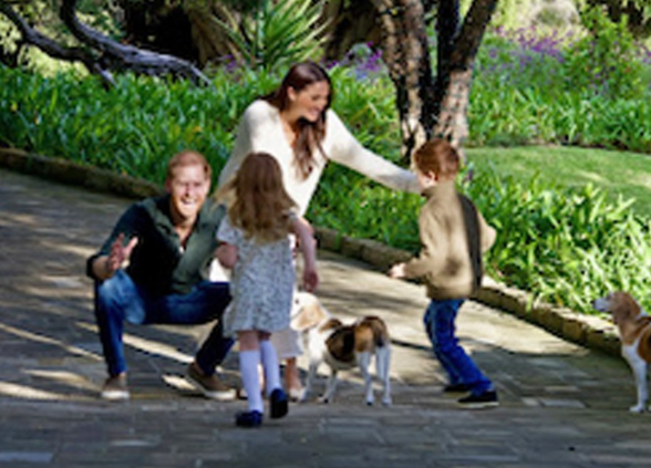 Meghan Markle, Prince Archie, Princess Lilibet and Prince Harry